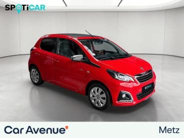 SPOTICAR Peugeot 108 Vti 72 Top! Style S&s 5p Occasion - Citadine Essence Rouge Scarlet (o) - Metz - 1203976150_4