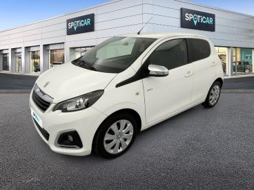 SPOTICAR Peugeot 108 Vti 72ch S&s Bvm5 Style Occasion - Citadine Essence Blanc - Villeneuve d'ascq - 1203984801_1