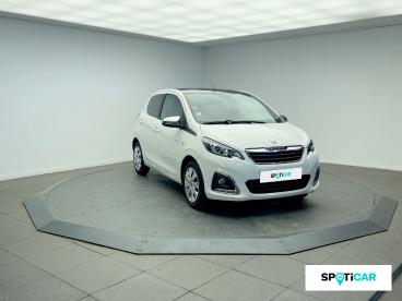 SPOTICAR Peugeot 108 Vti 72ch S&s Bvm5 Style Occasion - Citadine Essence Blanc - Tarbes - 1204028318_3