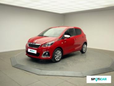 SPOTICAR Peugeot 108 Style Vti 72 S Occasion - Citadine Essence P. Opaque Rouge Scarlett - Tarbes - 1204034781_1