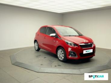 SPOTICAR Peugeot 108 Style Vti 72 S Occasion - Citadine Essence P. Opaque Rouge Scarlett - Tarbes - 1204034781_3