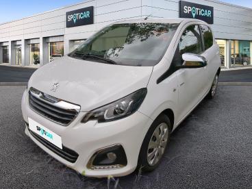SPOTICAR Peugeot 108 Vti 72ch S&s Bvm5 Style Occasion - Citadine Essence Blanc - Le Grand Quevilly - 1204050427_1