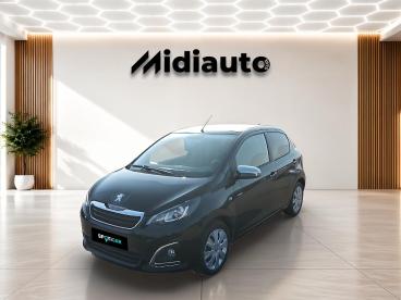 SPOTICAR Peugeot 108 Vti 72 Top! Style 5p Occasion - Citadine Essence Noir Caldera (m) - Normanville - 1204129026_1
