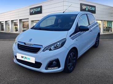 SPOTICAR Peugeot 108 1.0 Vti 68ch Bvm5 Style Occasion - Citadine Essence Blanc - Sance - 1204130135_1