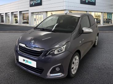 SPOTICAR Peugeot 108 Vti 72 Style S&s 4cv 5p Occasion - Citadine Essence Gris Galaxite (m) - Brest - 1204185275_1