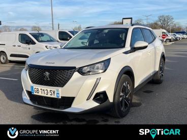 SPOTICAR Peugeot 2008 Allure Pack Puretech 100 S&s Bvm6 Occasion - Suv-4x4 Essence P. Nacrée Blanc Nacré - Saint Doulchard - 1203745809_1