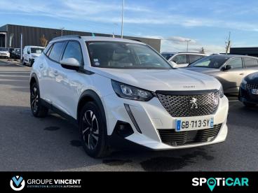 SPOTICAR Peugeot 2008 Allure Pack Puretech 100 S&s Bvm6 Occasion - Suv-4x4 Essence P. Nacrée Blanc Nacré - Saint Doulchard - 1203745809_3