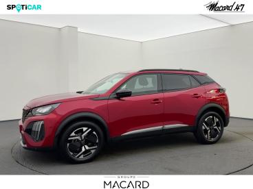 SPOTICAR Peugeot 2008 1.2 Hybrid 136ch Allure E-dcs6 Occasion - Suv-4x4 Hybride Rouge Elixir (s) - Boe - 1203907019_1
