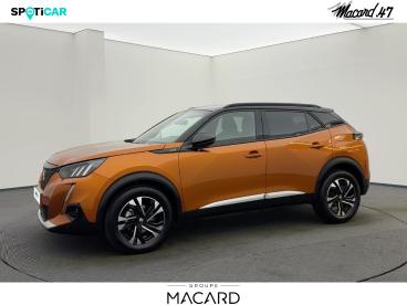 SPOTICAR Peugeot 2008 1.2 Puretech 130ch S&s Gt Eat8 Occasion - Suv-4x4 Essence Orange - Bias - 1203960760_1