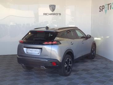 SPOTICAR Peugeot 2008 Hybrid 145 E-dcs6 Allure Occasion - Suv-4x4 Hybride Gris Clair - Treillieres - 1203969697_4