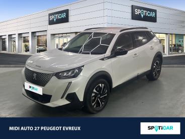 SPOTICAR Peugeot 2008 E-2008 136ch Allure Occasion - Suv-4x4 Electrique Blanc Nacré (n) - Normanville - 1203994131_1
