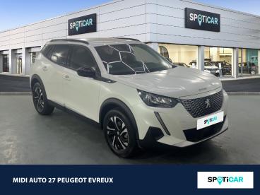 SPOTICAR Peugeot 2008 E-2008 136ch Allure Occasion - Suv-4x4 Electrique Blanc Nacré (n) - Normanville - 1203994131_3