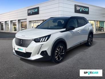 SPOTICAR Peugeot 2008 Electrique 136 Ch Gt Occasion - Suv-4x4 Electrique Blanc - Dole - 1203994758_1
