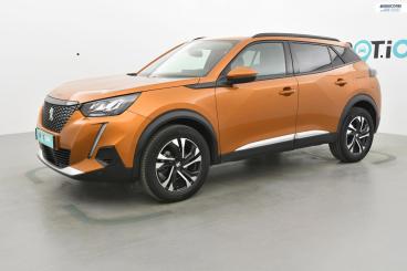 SPOTICAR Peugeot 2008 Puretech 100 S&s Bvm6 Allure Occasion - Suv-4x4 Essence Orange Fusion - Montendre - 1204033218_1