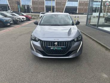 SPOTICAR Peugeot 208 Puretech 100 S&s Eat8 Style Occasion - Citadine Essence Gris Clair - Vannes - 1202778625_3
