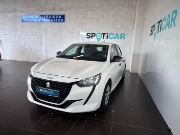 SPOTICAR Peugeot 208 1.5 Bluehdi 100 Premium Occasion - Utilitaire Diesel P. Opaque Blanc Banquise - Aurillac - 1203308461_1