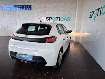 SPOTICAR Peugeot 208 1.5 Bluehdi 100 Premium Occasion - Utilitaire Diesel P. Opaque Blanc Banquise - Aurillac - 1203308461_5
