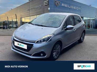 SPOTICAR Peugeot 208 1.2 Puretech 82ch Allure 5p Occasion - Citadine Essence Gris Aluminium - La Chapelle Longueville - 1203477221_1