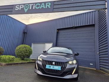 SPOTICAR Peugeot 208 Puretech 100 S&s Allure Occasion - Citadine Essence Gris Foncé - Mauges-sur-loire - 1203485612_1
