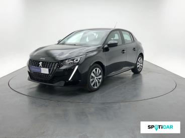 SPOTICAR Peugeot 208 1.2 Puretech 100ch S&s Active Occasion - Citadine Essence Noir Perla Nera - Voujeaucourt - 1203553303_1