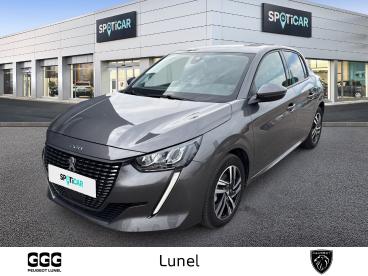 SPOTICAR Peugeot 208 Puretech 100 S&s Bvm6 Allure Pack Occasion - Citadine Essence Gris - Nimes - 1203588654_1
