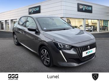 SPOTICAR Peugeot 208 Puretech 100 S&s Bvm6 Allure Pack Occasion - Citadine Essence Gris - Nimes - 1203588654_3