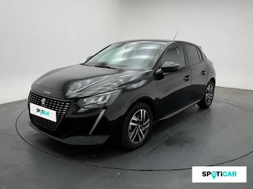 SPOTICAR Peugeot 208 1.2 Puretech 100ch S&s Allure Eat8 Occasion - Citadine Essence Noir Perla Nera (m) - Bourg En Bresse - 1203600494_1