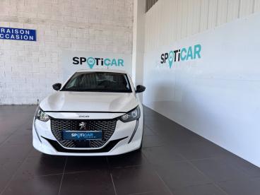 SPOTICAR Peugeot 208 E-208 136ch Allure Pack Occasion - Citadine Electrique Blanc Banquise (o) - Aurillac - 1203609000_2