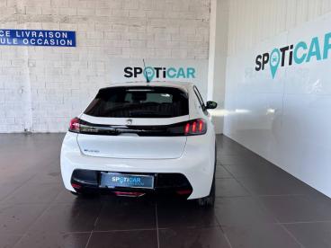SPOTICAR Peugeot 208 E-208 136ch Allure Pack Occasion - Citadine Electrique Blanc Banquise (o) - Aurillac - 1203609000_5