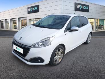 SPOTICAR Peugeot 208 1.2 Puretech 82ch Bvm5 Style Occasion - Citadine Essence Blanc - Morteau - 1203625910_1