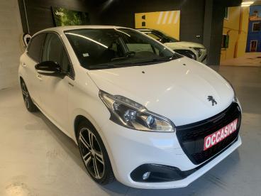 SPOTICAR Peugeot 208 Puretech 110 S&s Eat6 Gt Line Occasion - Citadine Essence Blanc - Ajaccio - 1203630500_5