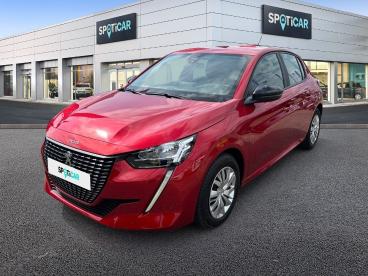 SPOTICAR Peugeot 208 1.5 Bluehdi 100ch S&s Active Occasion - Citadine Diesel Rouge Elixir (v) - Bourgoin Jallieu - 1203633069_1