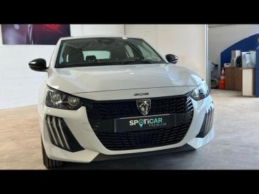 SPOTICAR Peugeot 208 E-208 136ch Style Occasion - Citadine Electrique Blanc Okénite (m) - Chambray Les Tours - 1203641045_1