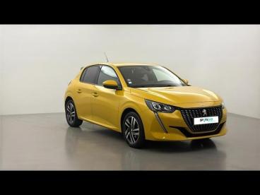 SPOTICAR Peugeot 208 1.2 Puretech 100ch S&s Allure Pack Eat8 Occasion - Citadine Essence Jaune - Chambray Les Tours - 1203645331_3