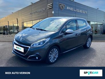 SPOTICAR Peugeot 208 1.2 Puretech 82ch Allure 5p Occasion - Citadine Essence Gris Shark - La Chapelle Longueville - 1203647242_1