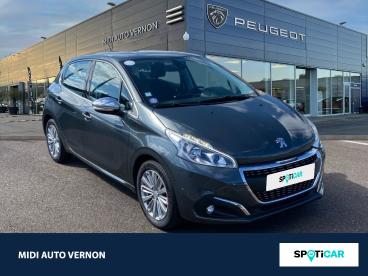 SPOTICAR Peugeot 208 1.2 Puretech 82ch Allure 5p Occasion - Citadine Essence Gris Shark - La Chapelle Longueville - 1203647242_3