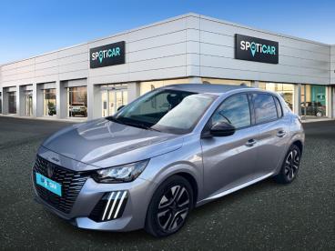SPOTICAR Peugeot 208 Hybrid 100 E-dcs6 Allure Occasion - Citadine Hybride Gris Clair - Eauze - 1203648473_1
