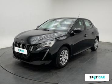 SPOTICAR Peugeot 208 1.5 Bluehdi 100ch S&s Active Occasion - Citadine Diesel Noir Perla Nera (m) - Bourg En Bresse - 1203651329_1