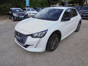 SPOTICAR Peugeot 208 E-208 136ch Active Pack Occasion - Citadine Electrique Blanc Banquise (o) - Bagnols Sur Ceze - 1203659817_1