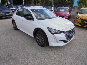 SPOTICAR Peugeot 208 E-208 136ch Active Pack Occasion - Citadine Electrique Blanc Banquise (o) - Bagnols Sur Ceze - 1203659817_3
