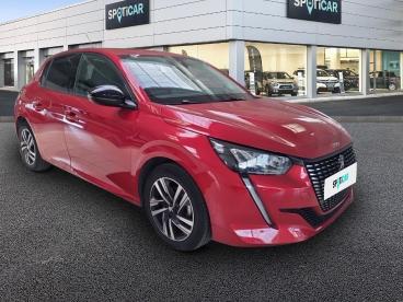 SPOTICAR Peugeot 208 1.2l 100ch S&s Allure Occasion - Citadine Essence Rouge Elixir (v) - Saint Malo - 1203659900_3