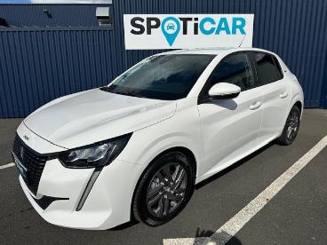 SPOTICAR Peugeot 208 Bluehdi 100 S&s Style Occasion - Citadine Diesel Blanc - Chemille - 1203667254_1