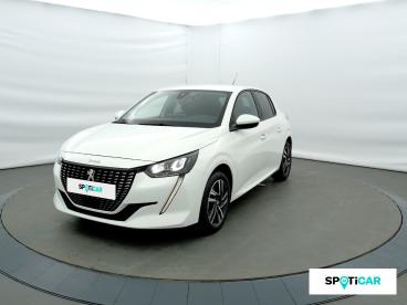SPOTICAR Peugeot 208 1.5 Bluehdi 100ch S&s Allure Business Occasion - Citadine Diesel Blanc Banquise (o) - Seynod - 1203672750_1