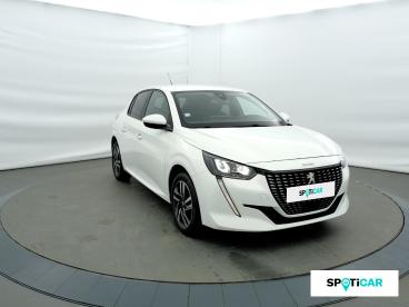 SPOTICAR Peugeot 208 1.5 Bluehdi 100ch S&s Allure Business Occasion - Citadine Diesel Blanc Banquise (o) - Seynod - 1203672750_3