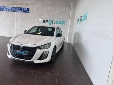 SPOTICAR Peugeot 208 E-208 136ch Active Occasion - Citadine Electrique Blanc Banquise (o) - Aurillac - 1203683628_1