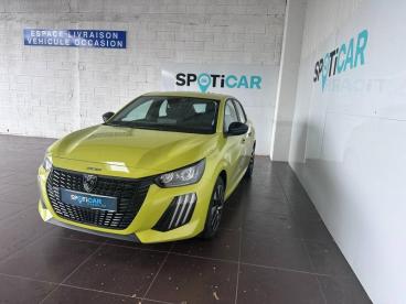 SPOTICAR Peugeot 208 1.2 Hybrid 110ch Style E-dcs6 Occasion - Citadine Hybride Jaune - Aurillac - 1203683633_1