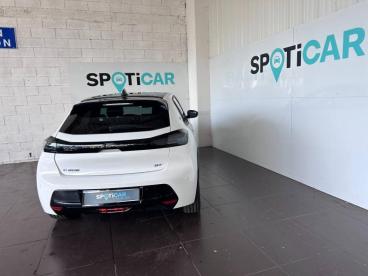 SPOTICAR Peugeot 208 E-208 156ch Gt Occasion - Citadine Electrique Blanc Banquise (o) - Aurillac - 1203710464_5
