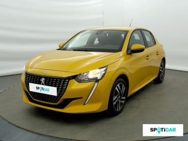 SPOTICAR Peugeot 208 1.2 Puretech 100ch S&s Allure Occasion - Citadine Essence Jaune Faro - Grenoble - 1203713082_1