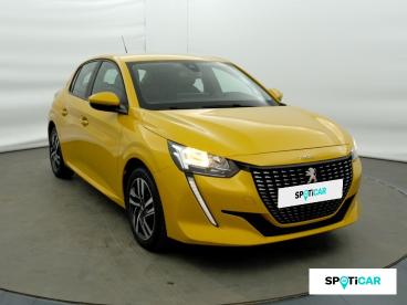 SPOTICAR Peugeot 208 1.2 Puretech 100ch S&s Allure Occasion - Citadine Essence Jaune Faro - Grenoble - 1203713082_3