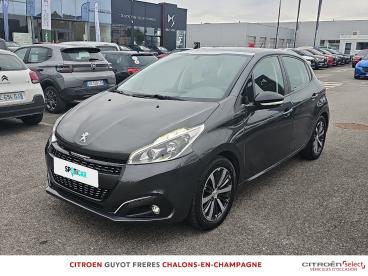 SPOTICAR Peugeot 208 1.2 Puretech 82ch Allure 5p Occasion - Citadine Essence Noir Perla Nera - Saint Memmie - 1203713319_1